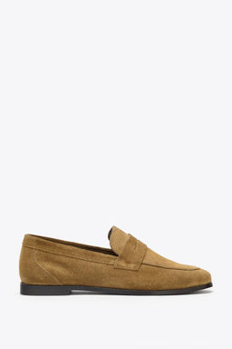 SPLIT SUEDE LOAFERS - Zara фото 2