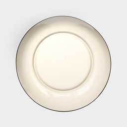 Тарелка керамическая Обеденная, 550 мл, 20 см, серая, 1 сорт, Иран - Керамика ручной работы фото 3