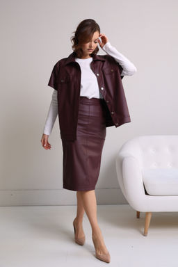 Жилет из экокожи - Looklikecat фото 6