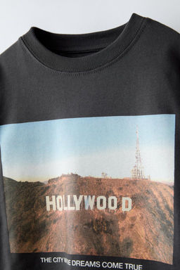 HOLLYWOOD ® FOTOGRAF BASKILI T-SHIRT - Zara фото 3