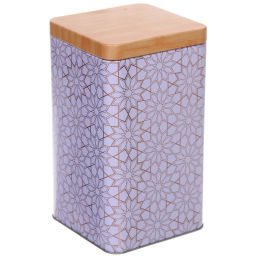 Цена за 2 шт. Банка для продуктов металлическая "Фантазия" 1500мл 10*10*17см