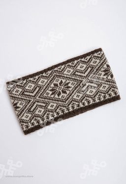 Повязка из 100% монгольской шерсти (арт. 05109) - Тод оймс ххк фото 2