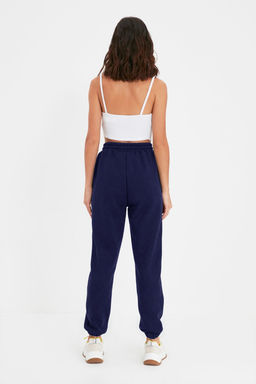 Lacivert Kal?n Ici Polarl? Basic Orme Esofman Alt? Pantolon TWOAW22EA0468