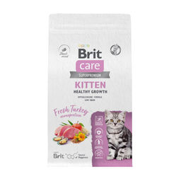 Сухой корм Care Cat Kitten Healthy Growth с индейкой для котят, беременных и кормящих кошек 5066056