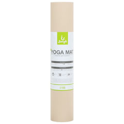 Коврик для йоги Sangh, 183х61х0,6 см, цвет бежевый/коричневый  фото 9