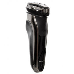 Электробритва "Агидель 19АС", аккумуляторно-сетевая, 5Вт, стальные ножи, 3-х ножевая, откидной триммер, LСD дисплей, IPX7 влагозащита, подключение через USB, батарея Li-ion емкостью 2000 mAh, автоматическая работа 3 часа, подарочная коробка 23х16х7см