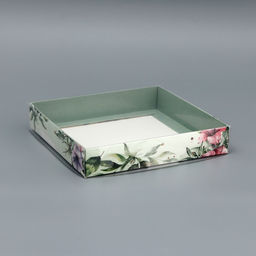 Цена за 5 шт. Коробка сборная с PVC крышкой, «Для тебя», 16×16×3 см