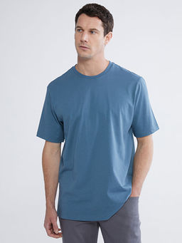 Bisiklet Yaka Penye Erkek Ti??rt