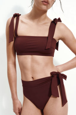 Braga de bikini High Waist con lazada - H&m фото 4