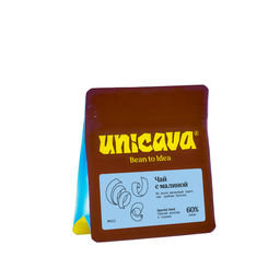 Чай с малиной, горячий шоколад 60 %