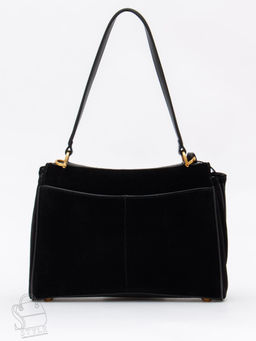 Сумка женская кожаная 1001MF black Polina&Eiterou