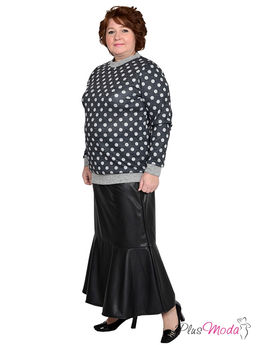 Джемпер Модель №818 размеры 44-84 - Plusmoda фото 5