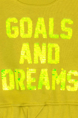 Толстовка для девочек фисташково-зеленого цвета - U.s. polo assn фото 3