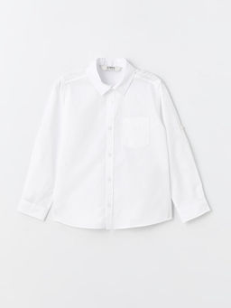 Basic Uzun Kollu Erkek ?ocuk G?mlek