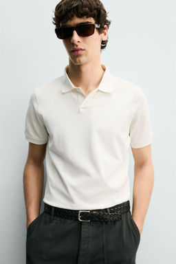 POLO ESTRUCTURA PIQU? / Blanco roto - Zara фото 5