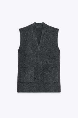 LONG WOOL WAISTCOAT - Zara фото 4