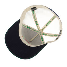 Бейсболка COASTAL арт. HFT Comes The Sun (серо-синий / зеленый)  фото 3