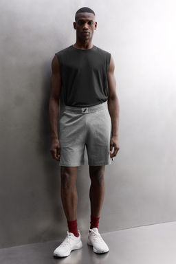 EMBROIDERED SHORTS WITH STRIPES - Zara фото 9