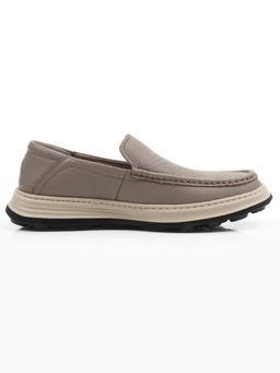 05-2302 GRAY/BEIGE Туфли мужские (натуральная кожа)