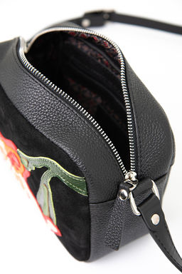 Сумка с аппликацией ЛИКВИДАЦИЯ КОЛЛЕКЦИИ ДС-487-309 черный