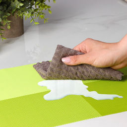 Набор салфеток сервировочных на стол Доляна Настроение, 4 шт, 4530 см, цвет зелёный  фото 7