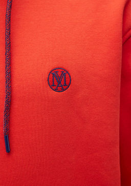 Mavi Logo Nak?sl? Kapusonlu K?rm?z? Sweatshirt  фото 7