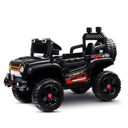 Электромобиль детский "Супер машина" (цвет черный)