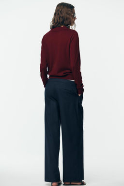 PLAIN KNIT POLO SHIRT - Zara фото 21