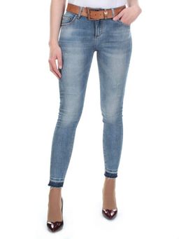 D88017 BLUE Джинсы-скинни женские DIOVES