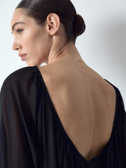 EMKA // Платье миди из шифона  фото 5