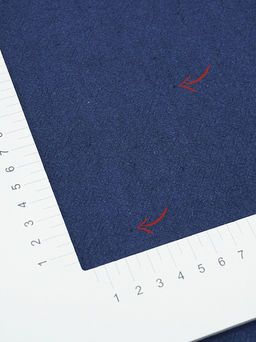 Крапива Рами (Ramie) с хлопком цв.Темно-синий, СОРТ2, ш.1.4м, крапива-50%, хл-50%, 210гр/м.кв - Купава фото 11