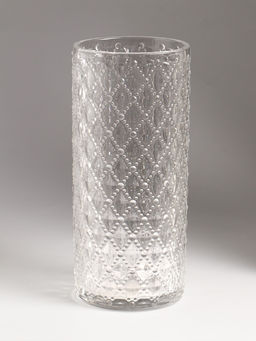 Ваза стекло настольная "Сирша" 23х10 см, прозрачный