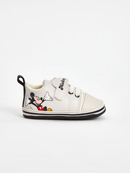 Mickey Mouse Bask?l? Erkek Bebek Y?r?me ?ncesi Spor Ayakkab? - Waikiki фото 3