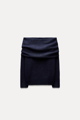 OFF-THE-SHOULDER KNIT SWEATER - Zara фото 6