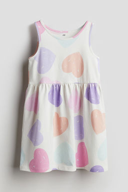 Vestido estampado de algodon