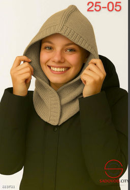 Шапка детская на флисе внутри