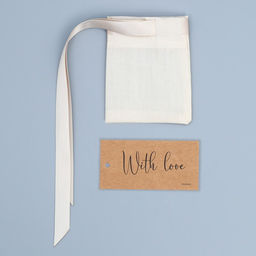 Цена за 5 шт. Мешочек подарочный из хлопка «Для тебя», 7×9 см ± 1.5 см ± 1.5 см