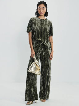 Широкие брюки из бархата / Zarina