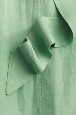 MAMA Vestido en mezcla de lino - H&m фото 6