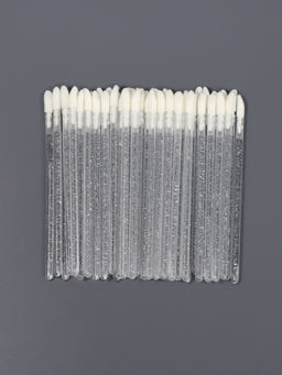 Аппликаторы для помады и блеска, набор - 50 шт., 9 см, белые