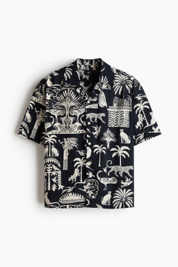 Camisa resort estampada Relaxed Fit - H&m фото 2