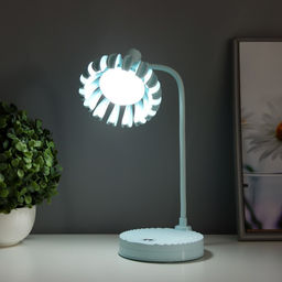 Настольная лампа «Санди» LED 4 Вт USB АКБ синий 11.7×14.5×18 см