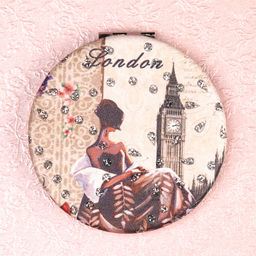 Зеркало карманное 7 см / GT357 /уп 50/300/ кожзам - Галеонтрейд фото 13