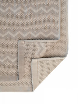 Набор кухонных полотенец 2шт 35x70 бежевый вафельное полотно