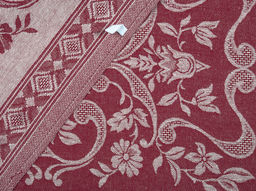 Полотенце 07С-39ЯК 45*60 "Орнамент" цв. бордо (многоцветный)