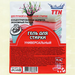 Гель для стирки TITAN «Универсальный», концентрат, ПЭТ, 4 л