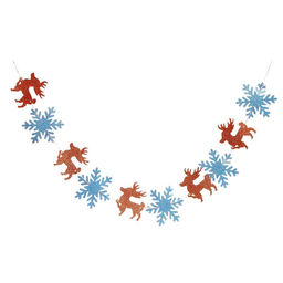 Гирлянда бумажная «Новогодняя», 2.5 метра