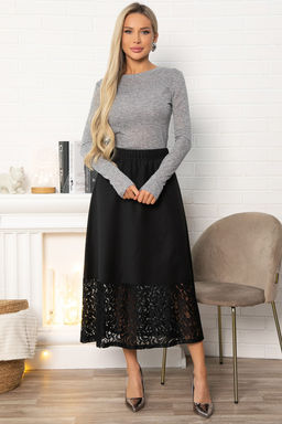 Юбка с кружевом Элегия - Lt collection фото 14