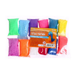 Пластилин воздушный прыгающий, 12 цветов, МИКС