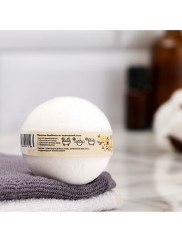 Цена за 2 шт. Бомбочка для ванн Добропаровъ из персидской соли с эфирным маслом ванили, 110 г